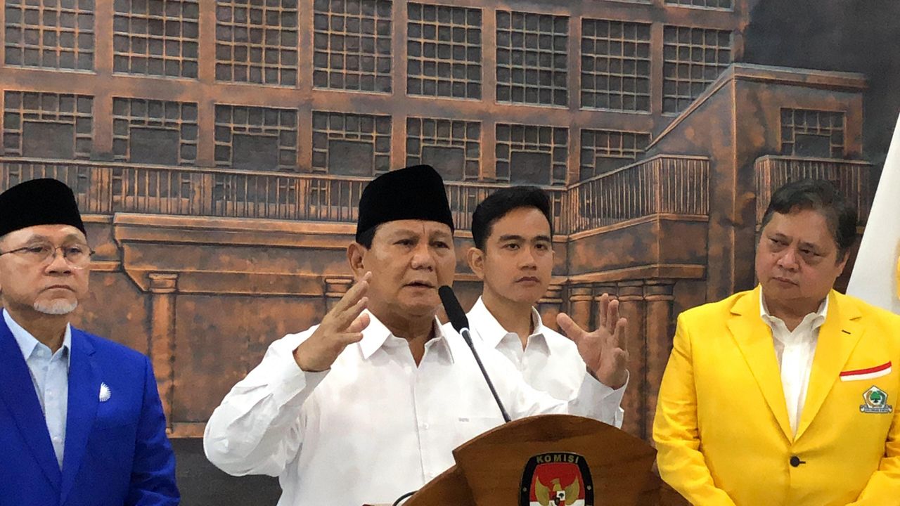 Pesan Prabowo ke Lawan Politik: Tinggalkan Sakit Hati, Tidak ada Artinya