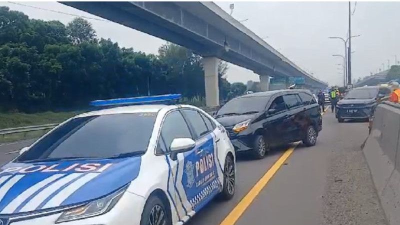 Catat! Contraflow Tol Japek Arah Cikampek Diperpanjang