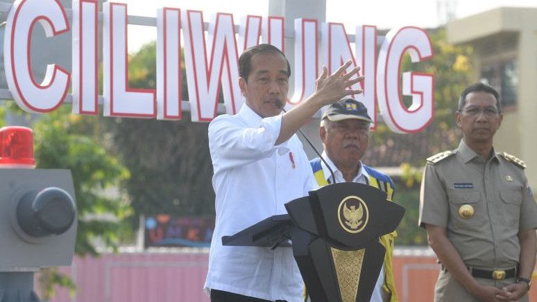 Resmikan Sodetan Ciliwung, Jokowi: Sudah 11 Tahun, Alhamdulillah Selesai