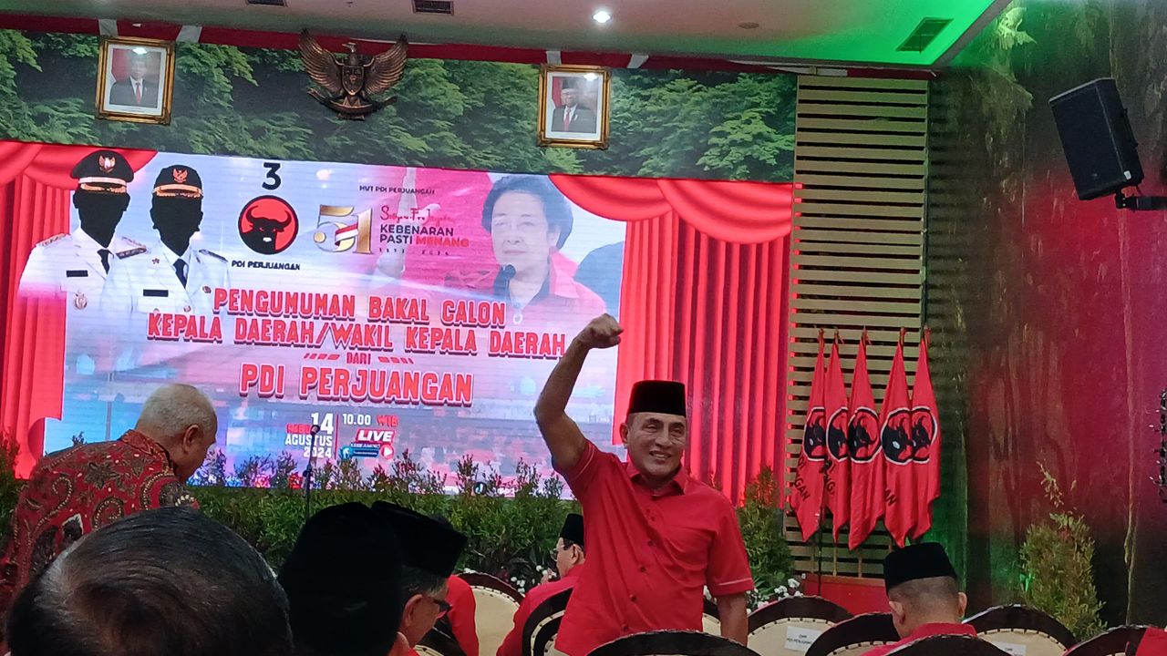 Bukan Bobby Nasution, PDIP Pilih Usung Edy Rahmayadi di Pilgub Sumut