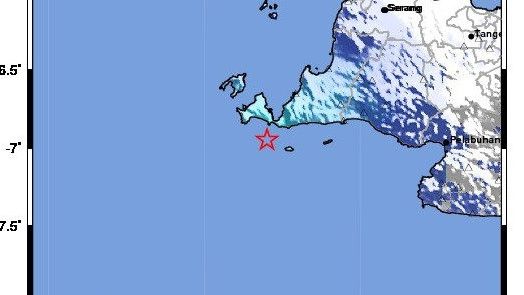 Gempa Tektonik M4,3  Guncang Sumur Banten, BMKG: Akibat Aktivitas Sesar Dasar Laut