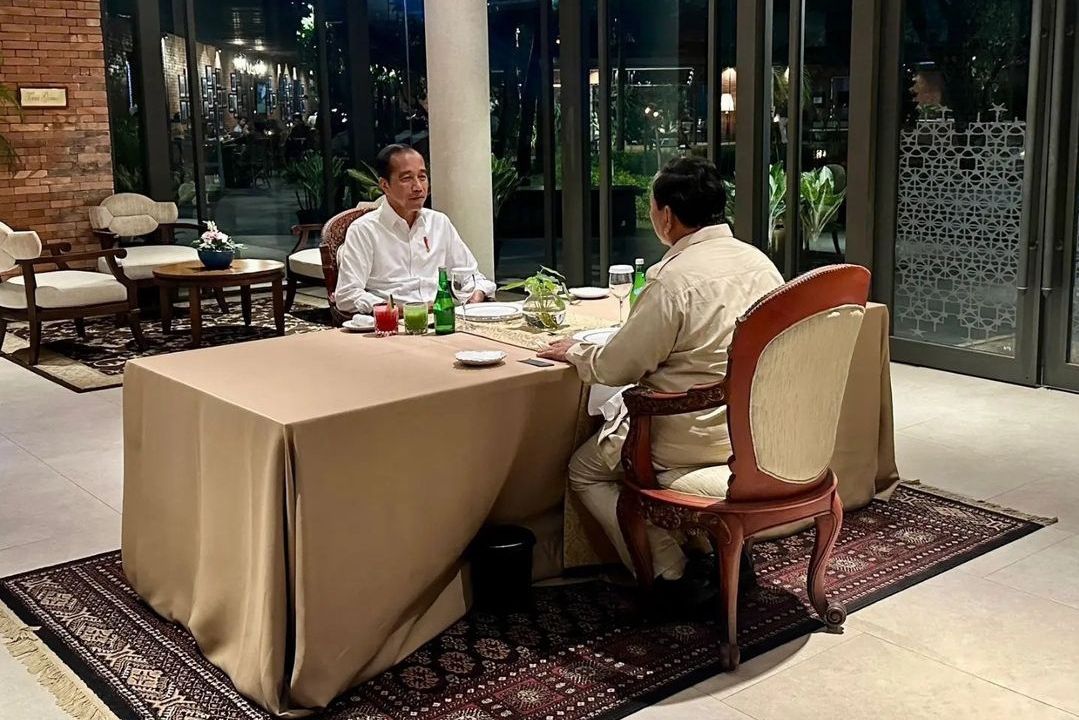 Makan Malam Bareng Prabowo, Jokowi: Diskusi Santai Tak Terasa 2 Jam Lebih