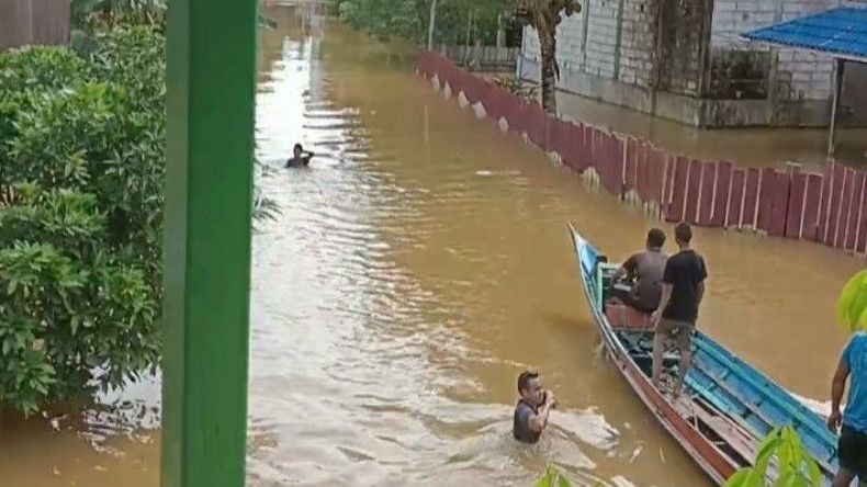 Banjir Landa Sejumlah Desa di Katingan Kalteng