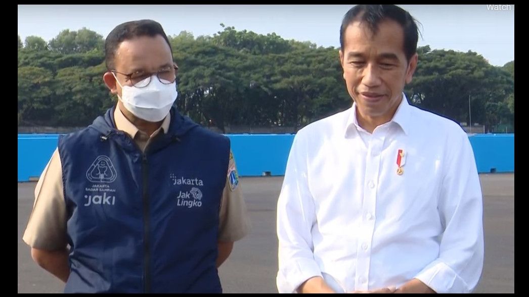 Didampingi Anies, Jokowi Tinjau Pembangunan Sirkuit Formula E: Kita Harap Bisa Lihat Balapannya