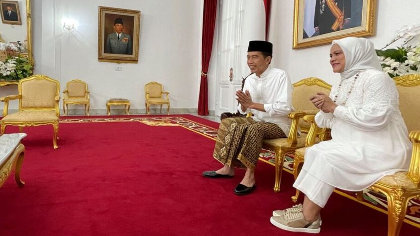 Momen Presiden Jokowi Silaturahmi dengan Wapres via Panggilan Video Ma’ruf Amin, Tanya Soal Cucu