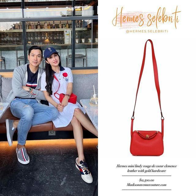 Koleksi tas Hermes Sandra Dewi (instagram/@hermes/selebriti)Caption