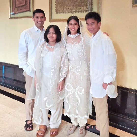 Potret keluarga Dian Sastro merayakan Lebaran 2024