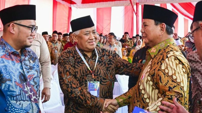 Merasa Jabatan Kecil, Din Syamsuddin Ngumpet, Malu Duduk Sederetan Prabowo