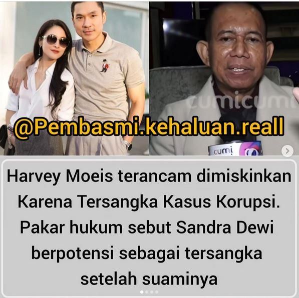 Sandra Dewi berpotensi jadi tersangka (Instagram/lambegosiip)