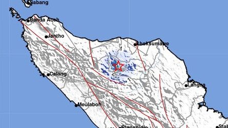 Pagi Ini, Kabupaten Bener Meriah Aceh Diguncang Gempa Bumi M3,7