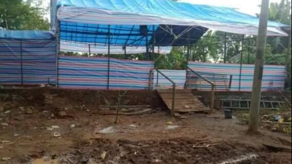 Viral Penampakan Masjid Nur Hidayah Galesong Selatan Mirip Tenda Nikahan, Cerita Pembangunannya Bikin Miris
