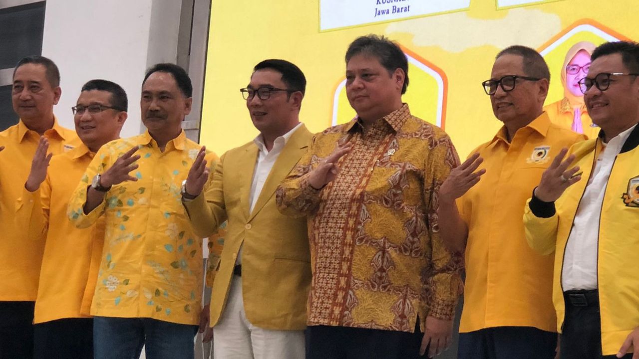 Ridwan Kamil Konsisten Bantu Partai Golkar Gaet Kader Baru