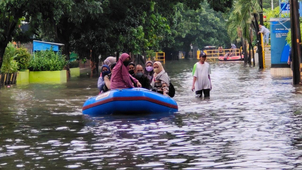 Jakarta Kebanjiran, Anies Bilang Cepat Surut: Kita Kerja Senyap dan Tuntas