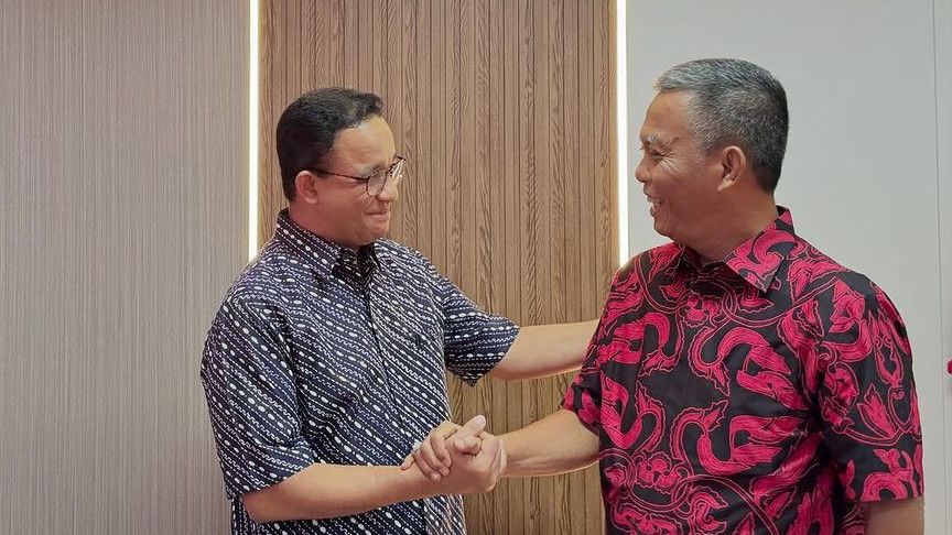 Anies Baswedan Disambut Prasetyo Edi Saat Datangi DPD PDIP Jakarta, Minta Dipinang?