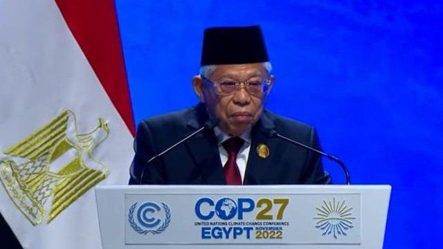 Wapres Serukan Tindakan Kolektif Atasi Krisis Planet di COP27: Negara yang Lebih Mampu Harus Bantu Negara Lain