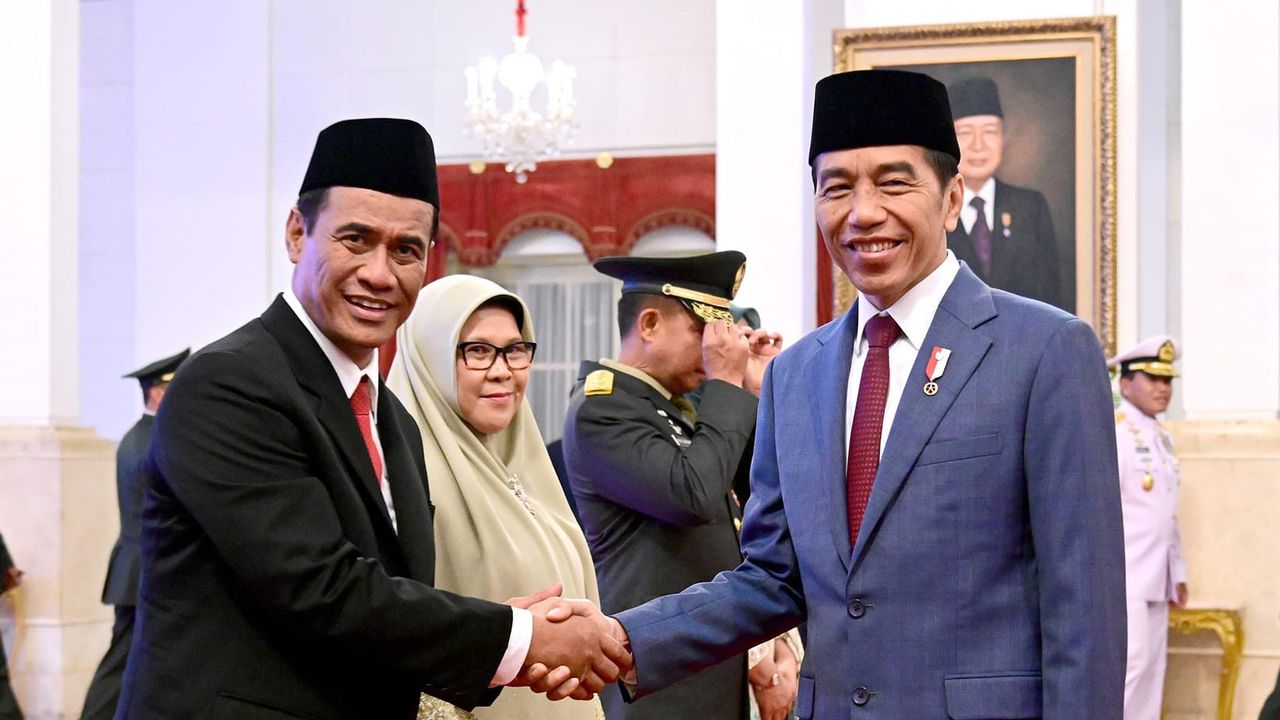 Jokowi Andalkan Amran Sulaiman untuk Bereskan Kelangkaan Pupuk di Jateng