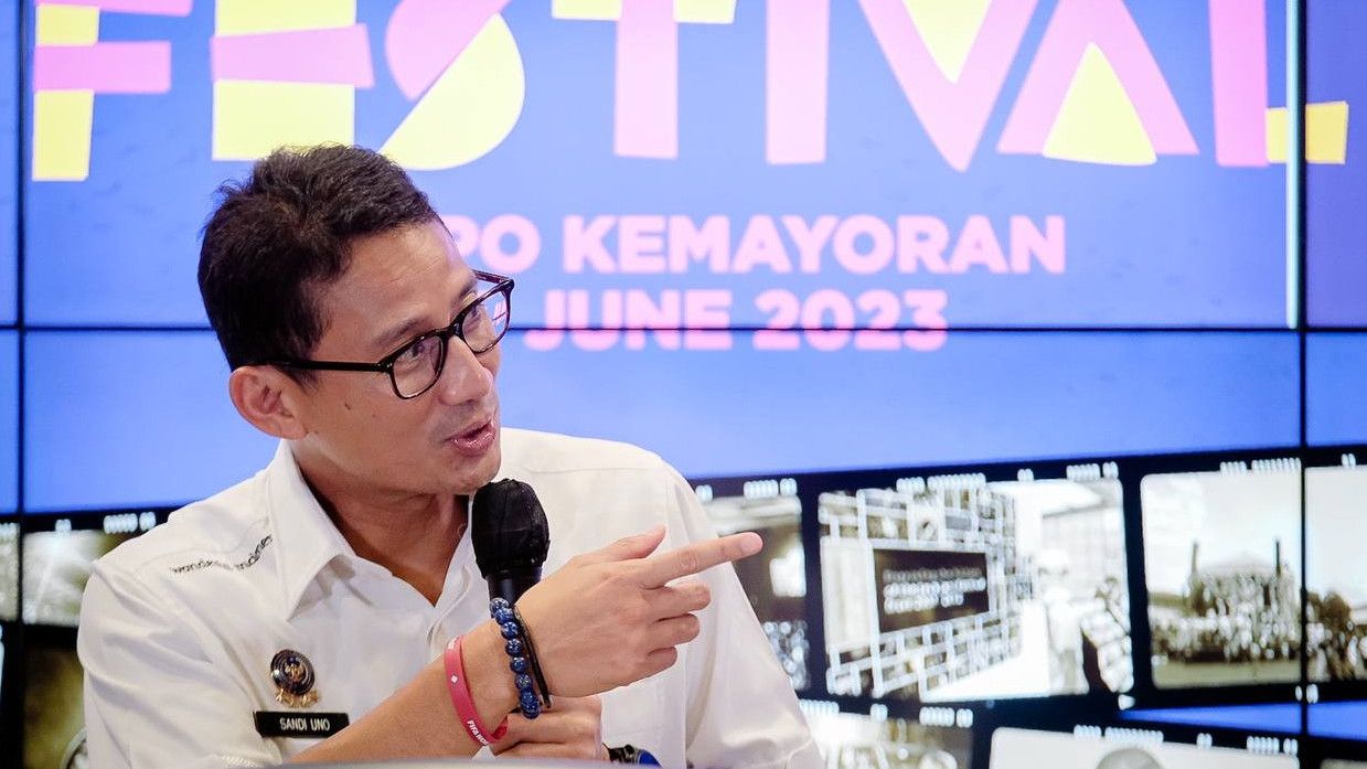 Menparekraf Sandiaga Uno Targetkan Jazz Festival 2023 Dorong Terget Wisman Wisnus 8,5 Juta dan 1,4 Miliar