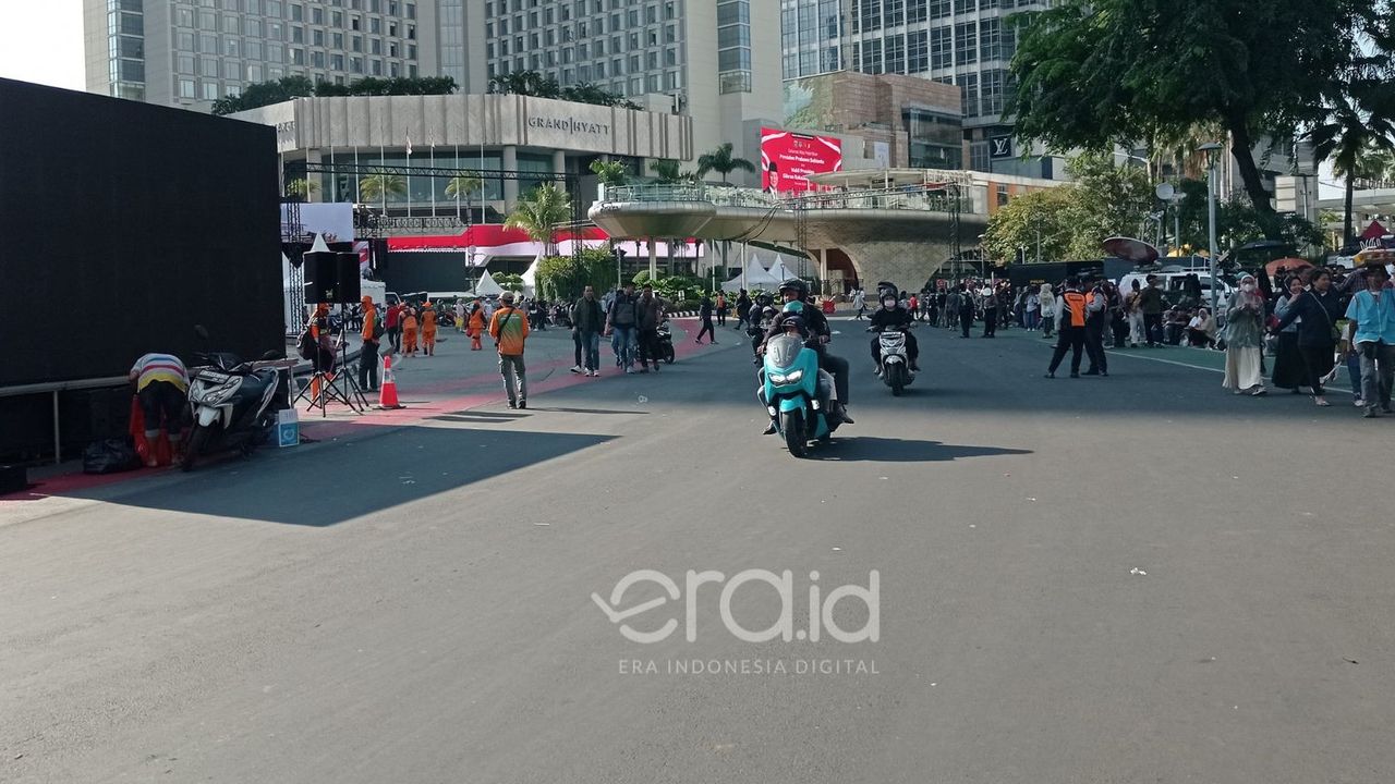 Usai Pelantikan Prabowo-Gibran, Jalan Jenderal Sudirman-Thamrin Kembali Dibuka