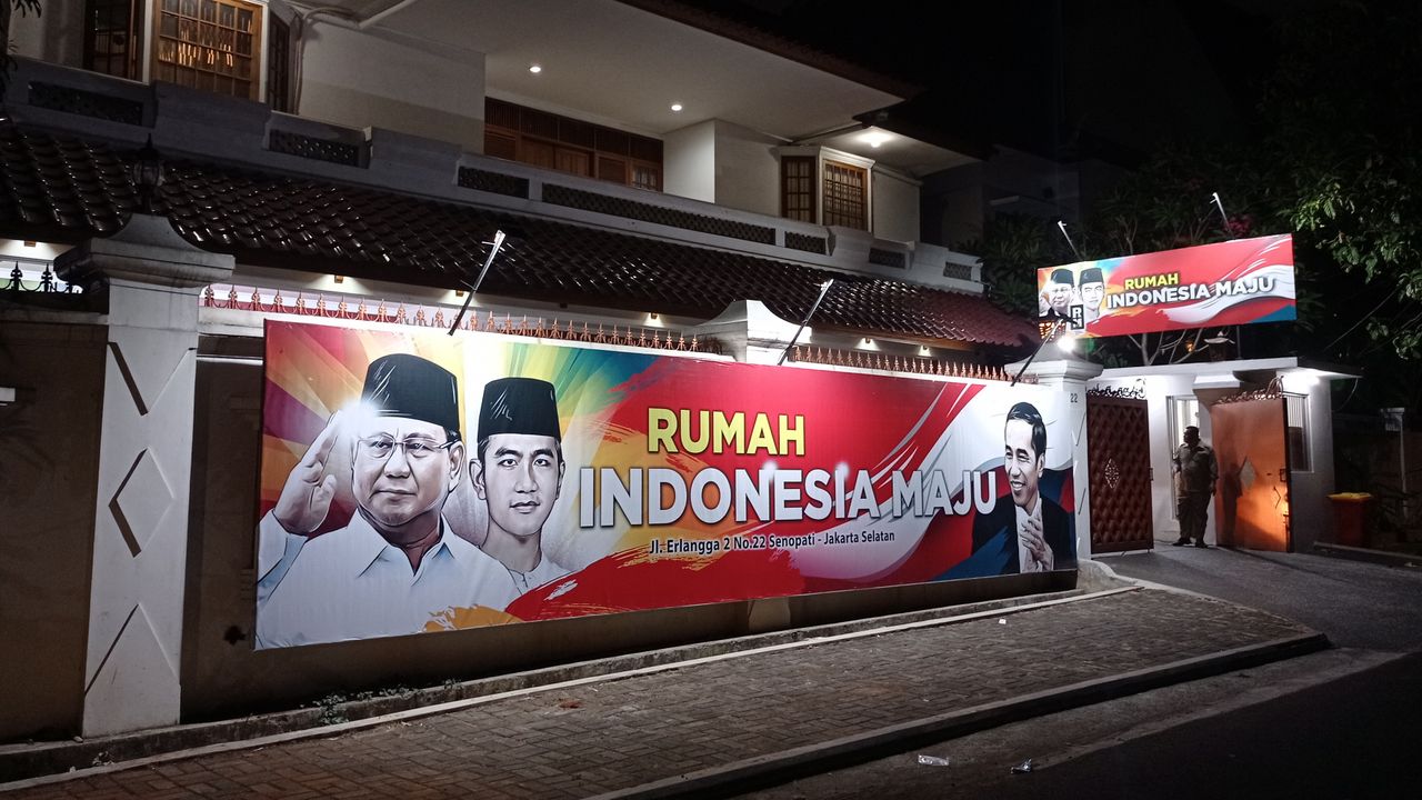 Begini Penampakan Rumah Tim Pemenangan Prabowo-Wali Kota Solo di Dekat Kertanegara