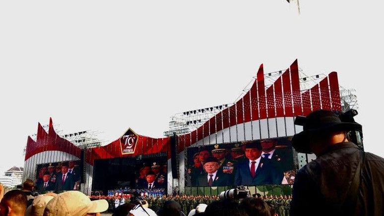 TNI Peringati HUT Ke-79 Terpusat di Monas, 100.000 Prajurit Dilibatkan