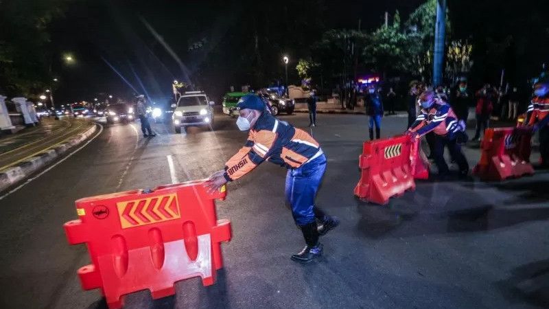 Polresta Bogor Tutup 10 Lokasi Jalan Utama Mulai Malam Ini