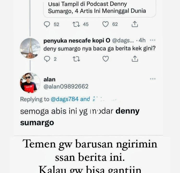 Denny Sumargo (Foto: Instagram Stories/@sumargodenny)