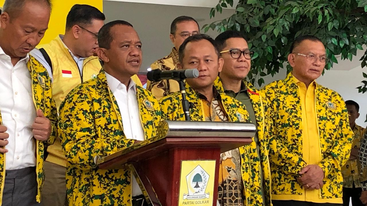 Bahlil Umumkan Beberapa Pengurus DPP Partai Golkar 2024-2029, Sekjen hingga Ketua Dewan Pembina