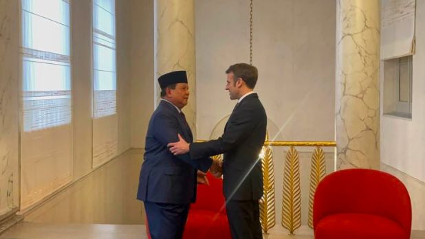 Prabowo Dapat Ucapan Selamat dari Presiden Prancis
