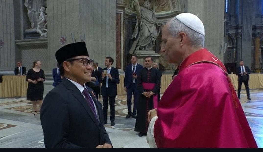 Hadiri Pelantikan Paus Leo XIV, Cak Imin Bawa Surat dari Prabowo: Pesan Perdamaian