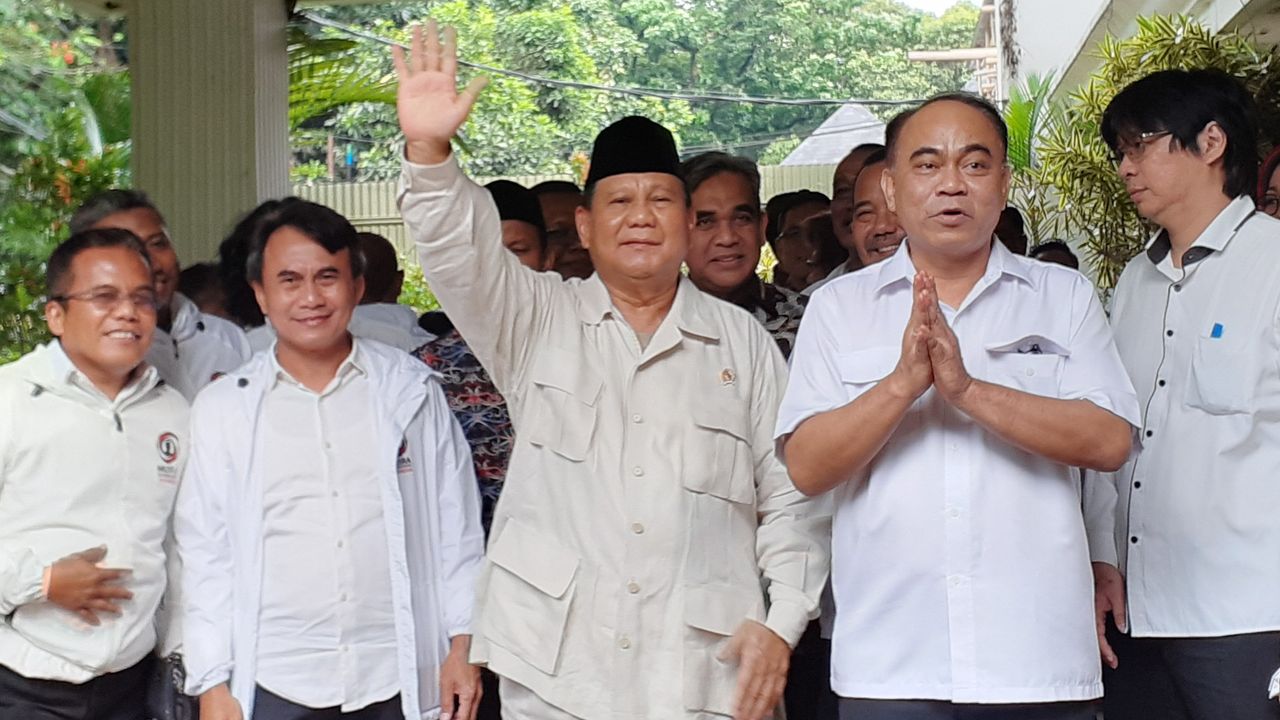 Dapat Dukungan dari Jokowi Menang Pilpres 2024, Prabowo: Saya sih Amin Saja