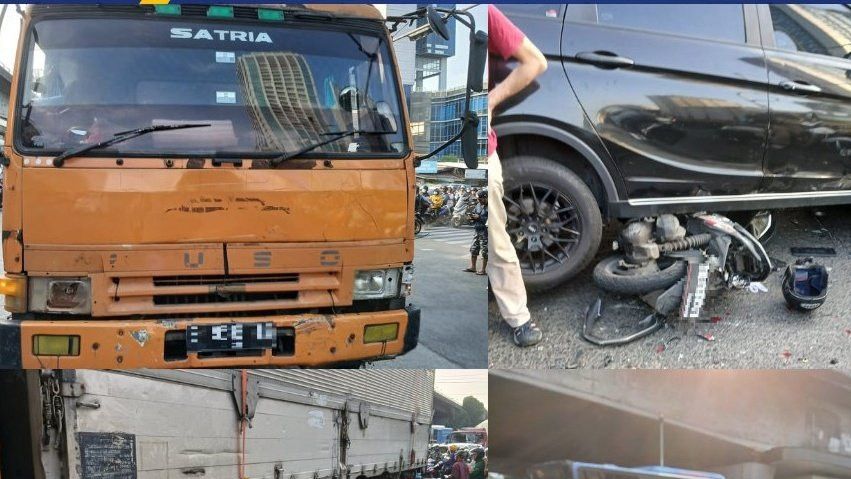 Lagi! Truk Tronton Tabrak 7 Kendaraan di Slipi Gara-Gara Rem Blong, 1 Orang Tewas