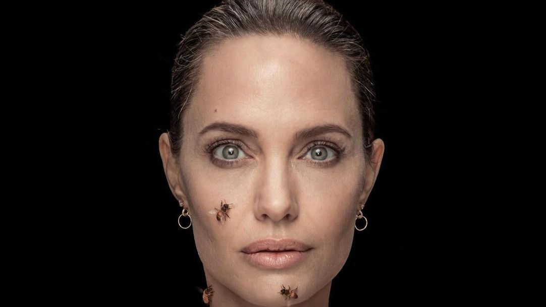 Demi Pemotretan Bersama Lebah, Angelina Jolie Rela Tak Mandi Selama 3 Hari