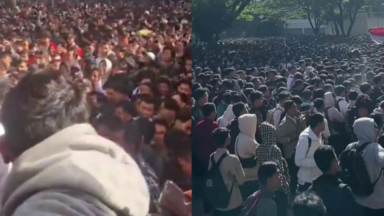 Miris, 25 Ribu Pelamar Serbu Job Fair di Bekasi Berakhir Ricuh Rebutkan 2.000 Lowongan