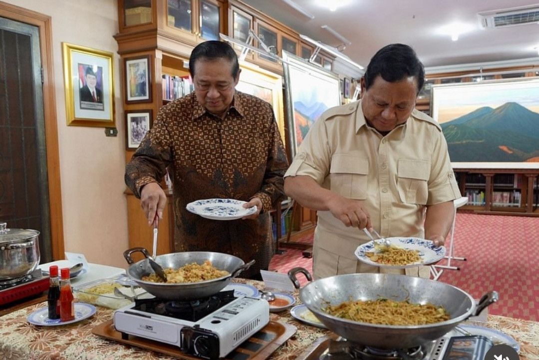 Ditemani Nasi Goreng Cikeas, SBY-Prabowo Bertemu Bahas Lembaga Investasi