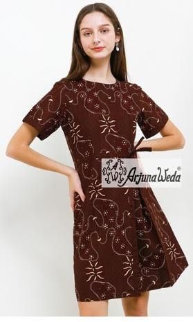 Dress batik (Foto: Dok. Lazada)