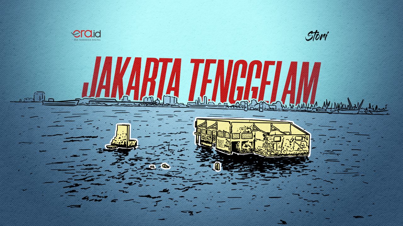 Kisah Warga Pesisir Utara Jakarta yang Perlahan Tenggelam