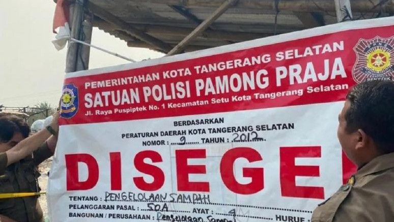 Pemkot Tangerang Selatan Tutup TPA Ilegal di Pondok Ranji