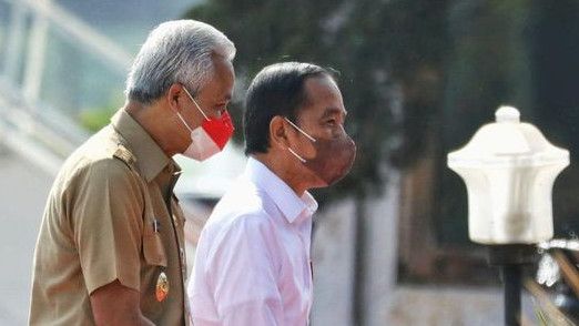 Ganjar Ketemu Jokowi di Istana, Ngobrol soal Cuaca, Ngaku Tak Bahas Pilpres
