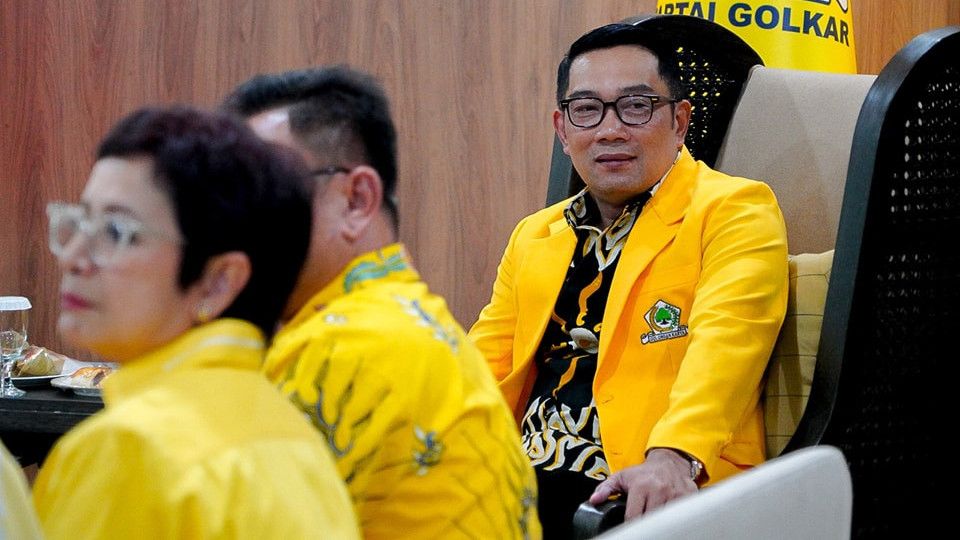 Ridwan Kamil Pasrahkan Nasibnya ke Golkar soal Maju di Pilpres 2024