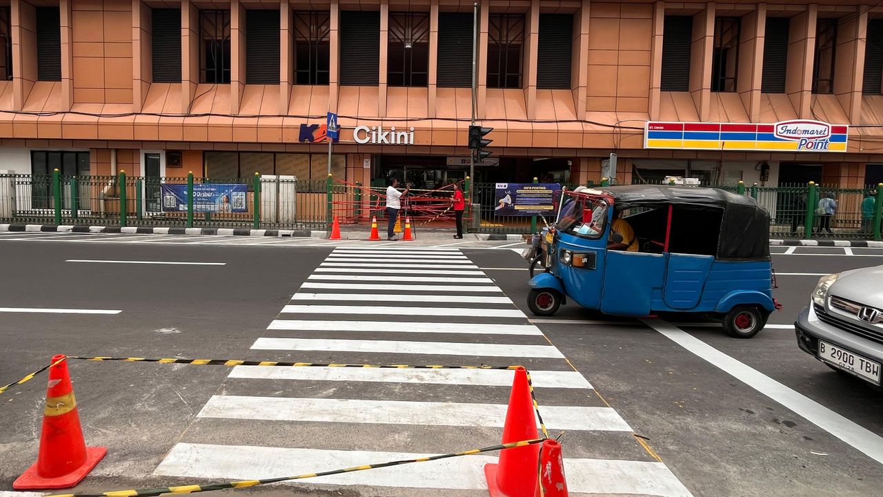 Akses Pejalan Kaki yang Mau ke Stasiun Cikini Dipermudah