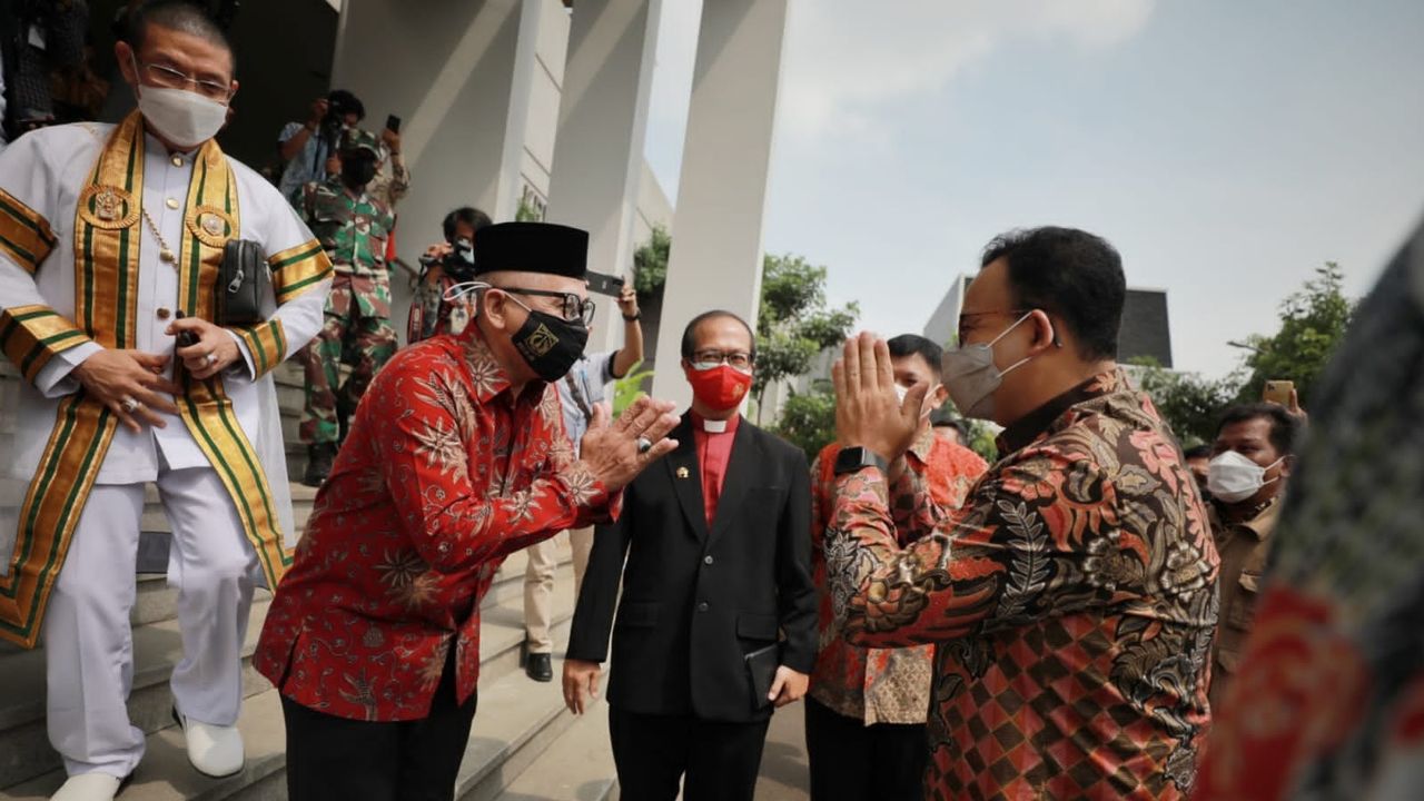 Bangun Gereja Puri Indah, Anies: Kita Sebar Damai untuk Jakarta dan Indonesia...