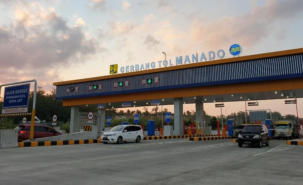 Jalan Tol Manado-Bitung Ruas Manado-Danowudu Masih Beroperasi Gratis