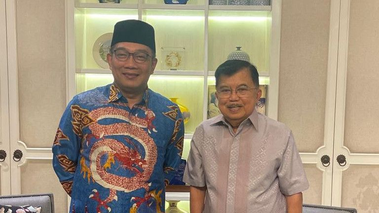 Ngaku Sering Temui Jusuf Kalla, Ridwan Kamil Bantah Ajak JK Masuk Tim Pemenangan