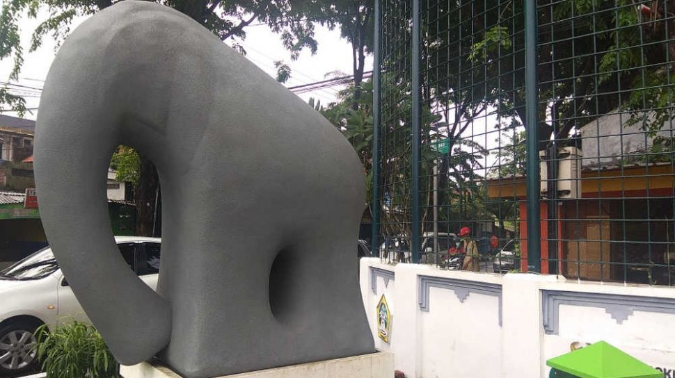 Wow! Patung Gajah Mungkur Ini Habiskan Duit Rp1 Miliar, Setuju dengan Harganya?