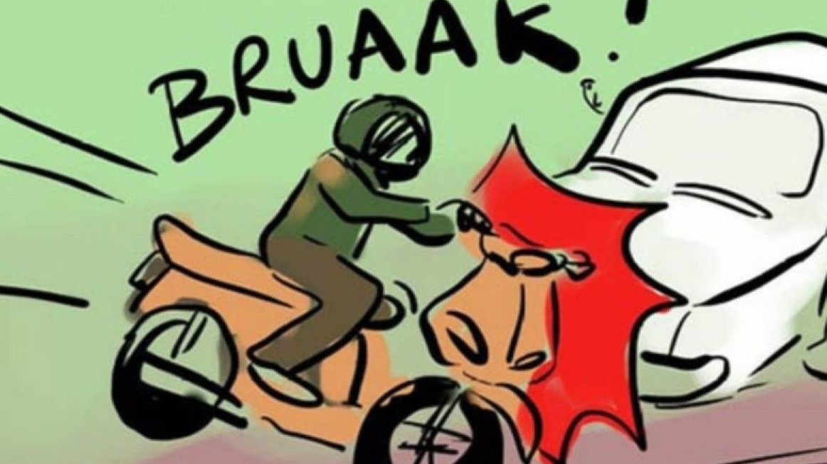 Viral Mobil Patroli Sekuriti Tabrak Terduga Begal di Tangsel, Ini Faktanya