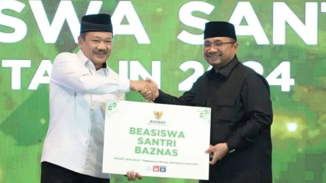 Baznas Salurkan Beasiswa kepada 19.000 Santri sejak 2021