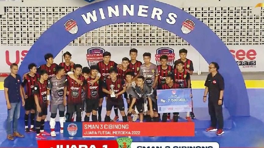 Dukung Bakat Pelajar, Usee Sports Gelar Futsal Merdeka 2022 untuk Siapkan Generasi Berani