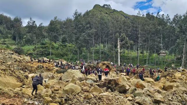 Korban Longsor Papua Nugini Diperkirakan Tembus 2.000 Jiwa, Tim Penyelamat Kesulitan Akses Lokasi