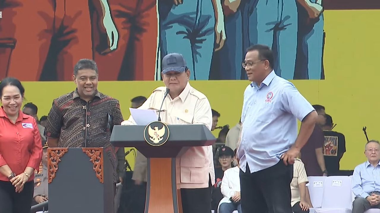 Kado Prabowo di May Day: Segera Bentuk Dewan Kesejahteraan Buruh dan Satgas PHK
