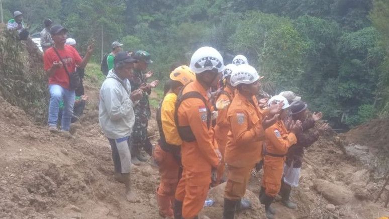 Tak Membuahkan Hasil, Pencarian Warga yang Cianjur yang Tertimbun Longsor Akhirnya Diberhentikan